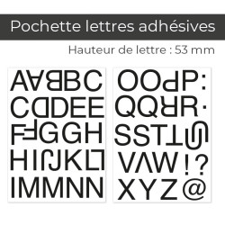 Adhésif | Alphanumérique | Alphabet