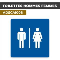 Autocollant TOILETTES HOMMES FEMMES l Toilettes et Sanitaires