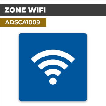 Autocollant ZONE WIFI l Wifi et connectivité