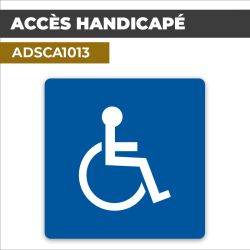 Autocollant ACCES HANDICAPE l Handicap et PMR
