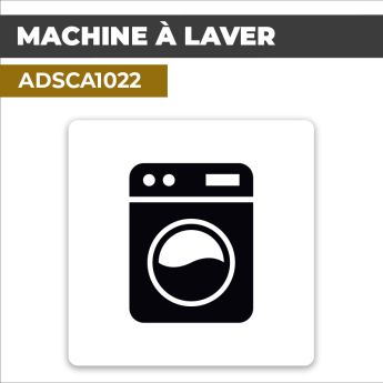 Autocollant MACHINE À LAVER l Pictogrammes
