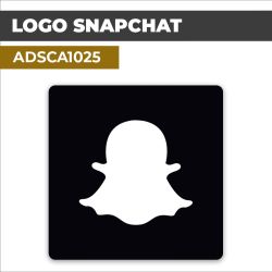 Autocollant LOGO SNAPCHAT l Réseaux sociaux