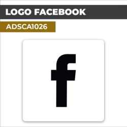 Autocollant LOGO FACEBOOK l Réseaux sociaux