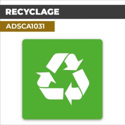 Autocollant RECYCLAGE l Recyclage et tri sélectif