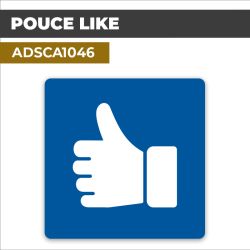 Autocollant POUCE LIKE l Feedback et notations
