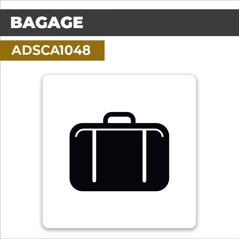 Autocollant BAGAGES l Pictogrammes