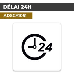 Autocollant DELAI 24H | Pictogrammes