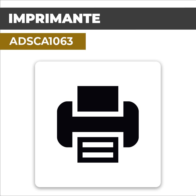 Autocollant IMPRIMANTE | Pictogrammes