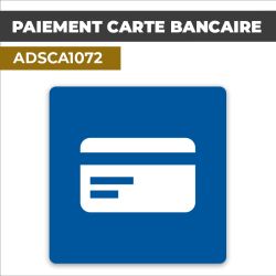Autocollant PAIEMENT CARTE BANCAIRE | Moyens de paiement
