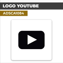 Autocollant LOGO YOUTUBE | Réseaux sociaux