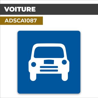 Autocollant VOITURE | Signalétique d'accès