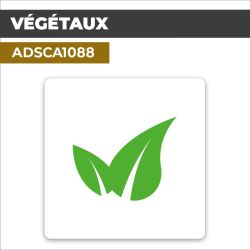 Autocollant VÉGÉTAUX | Déchets et poubelles