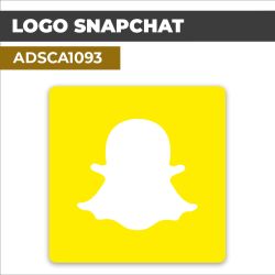 Autocollant LOGO SNAPCHAT | Réseaux sociaux