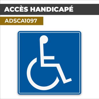 Autocollant ACCES HANDICAPE | Handicap et PMR