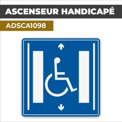 Autocollant ASCENSEUR HANDICAPE | Handicap et PMR