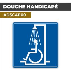 Autocollant DOUCHE HANDICAPE | Handicap et PMR