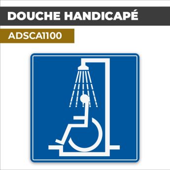 Autocollant DOUCHE HANDICAPE | Handicap et PMR
