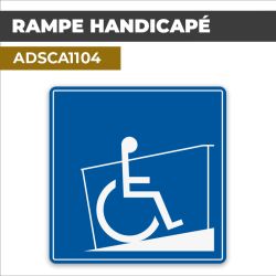 Autocollant RAMPE HANDICAPE | Handicap et PMR