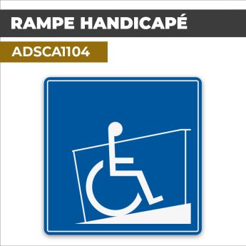 Autocollant RAMPE HANDICAPE | Handicap et PMR