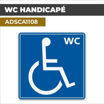 Autocollant WC HANDICAPE | Handicap et PMR