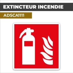Autocollant EXTINCTEUR INCENDIE | Incendie