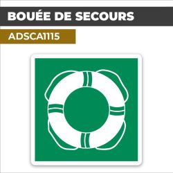 Autocollant BOUÉE DE SECOURS | Secours et prévention