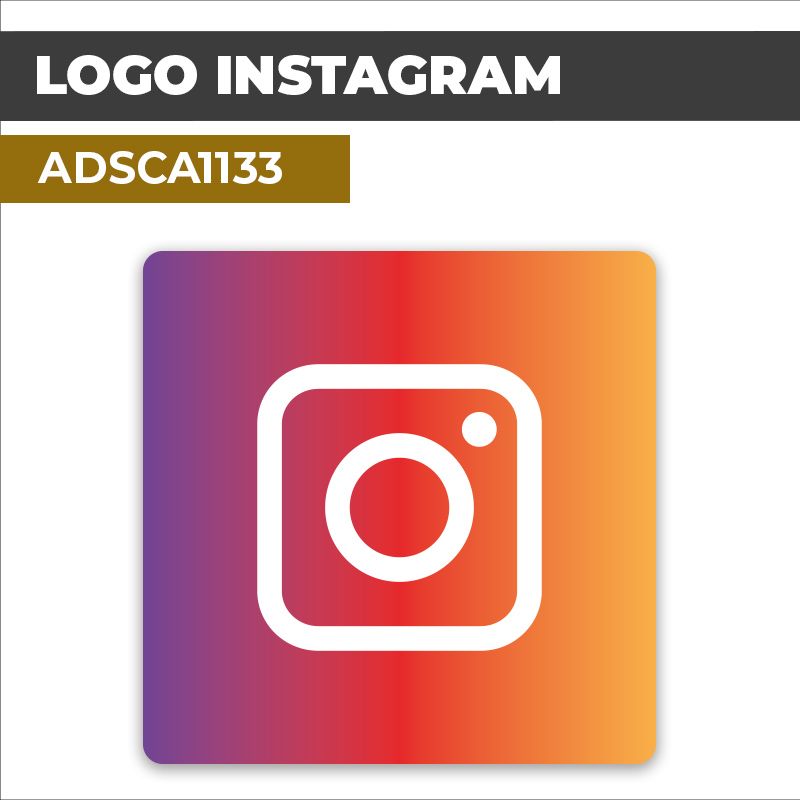 Autocollant LOGO INSTAGRAM | Réseaux sociaux