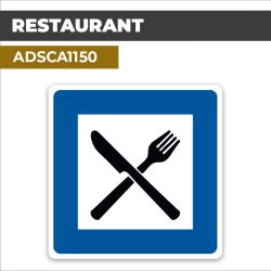 Autocollant RESTAURANT | Panneaux d'indication