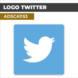 Autocollant LOGO TWITTER | Réseaux sociaux