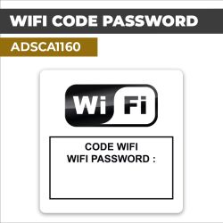 Autocollant WIFI CODE PASSWORD | Wifi et connectivité