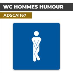 Autocollant WC HOMMES HUMOUR | Toilettes et sanitaires