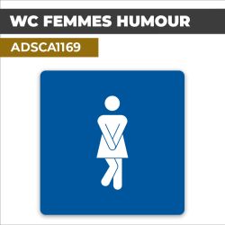 Autocollant WC FEMMES HUMOUR | Toilettes et sanitaires
