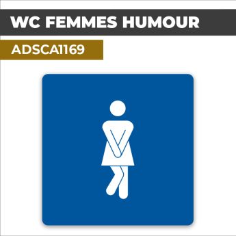 Autocollant WC FEMMES HUMOUR | Toilettes et sanitaires