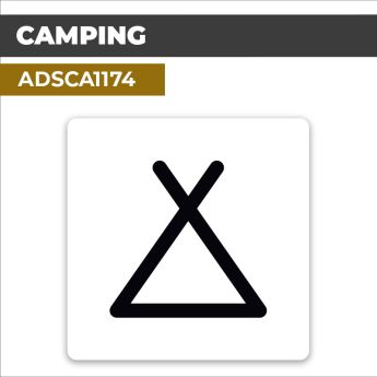 Autocollant CAMPING | Pictogrammes