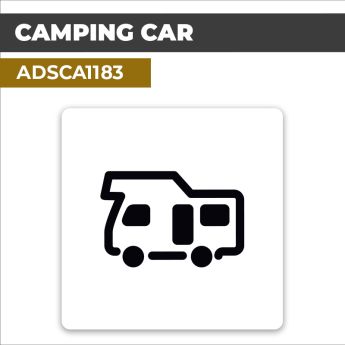 Autocollant CAMPING-CAR | Pictogrammes