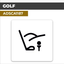 Autocollant GOLF | Pictogrammes