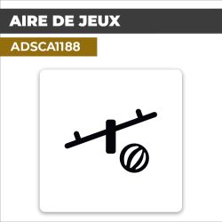 Autocollant AIRE DE JEUX | Pictogrammes