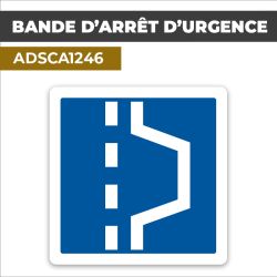 Autocollant BANDE D'ARRÊT D'URGENCE | Panneaux d'indication