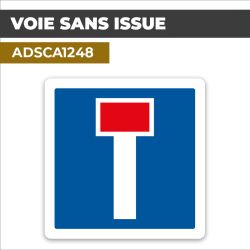 Autocollant VOIE SANS ISSUE | Panneaux d'indication