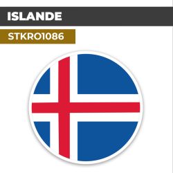 Sticker | ISLANDE | Pays d'Europe
