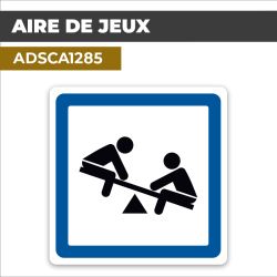 Autocollant AIRE DE JEUX | Panneaux d'indication
