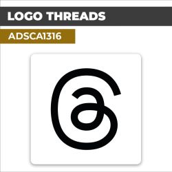 Autocollant LOGO THREADS | Sites internet