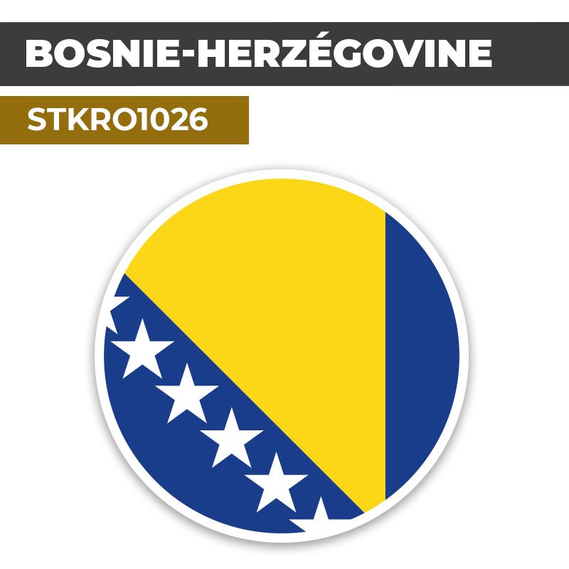 Sticker | BOSNIE-HERZÉGOVINE | Pays d'Europe
