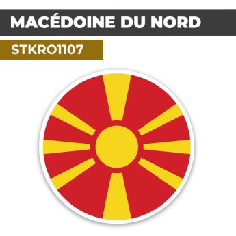 Sticker | MACÉDOINE DU NORD | Pays d'Europe