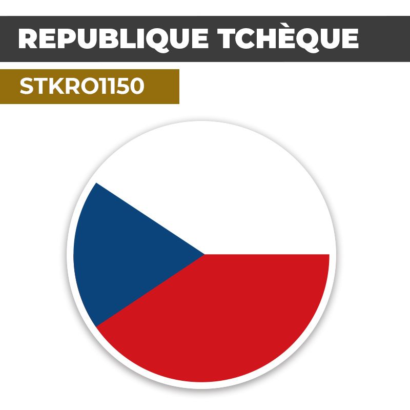 Sticker | RÉPUBLIQUE TCHÈQUE | Pays d'Océanie