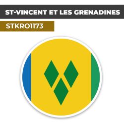 Sticker | ST-VINCENT ET LES GRENADINES | Pays d'Océanie