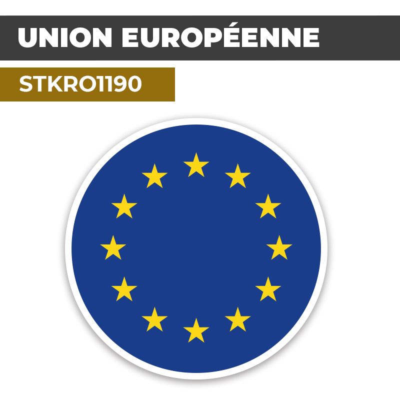 Sticker | UNION EUROPÉENNE | Pays d'Océanie