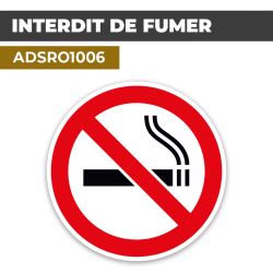 Autocollant | INTERDIT DE FUMER | Interdictions
