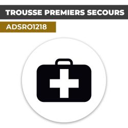 Autocollant | PHARMACIE Noir | Format Rond