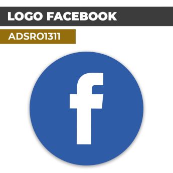 Autocollant | FACEBOOK Couleur | Format Rond
